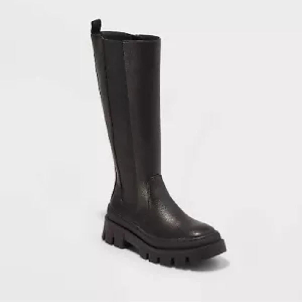 Women's Corene Tall Boots - A New Day Black 7.5